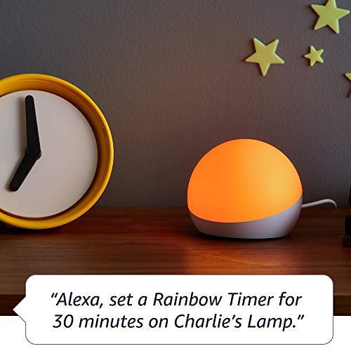 Echo Glow - Multicolor smart lamp, Works with Alexa