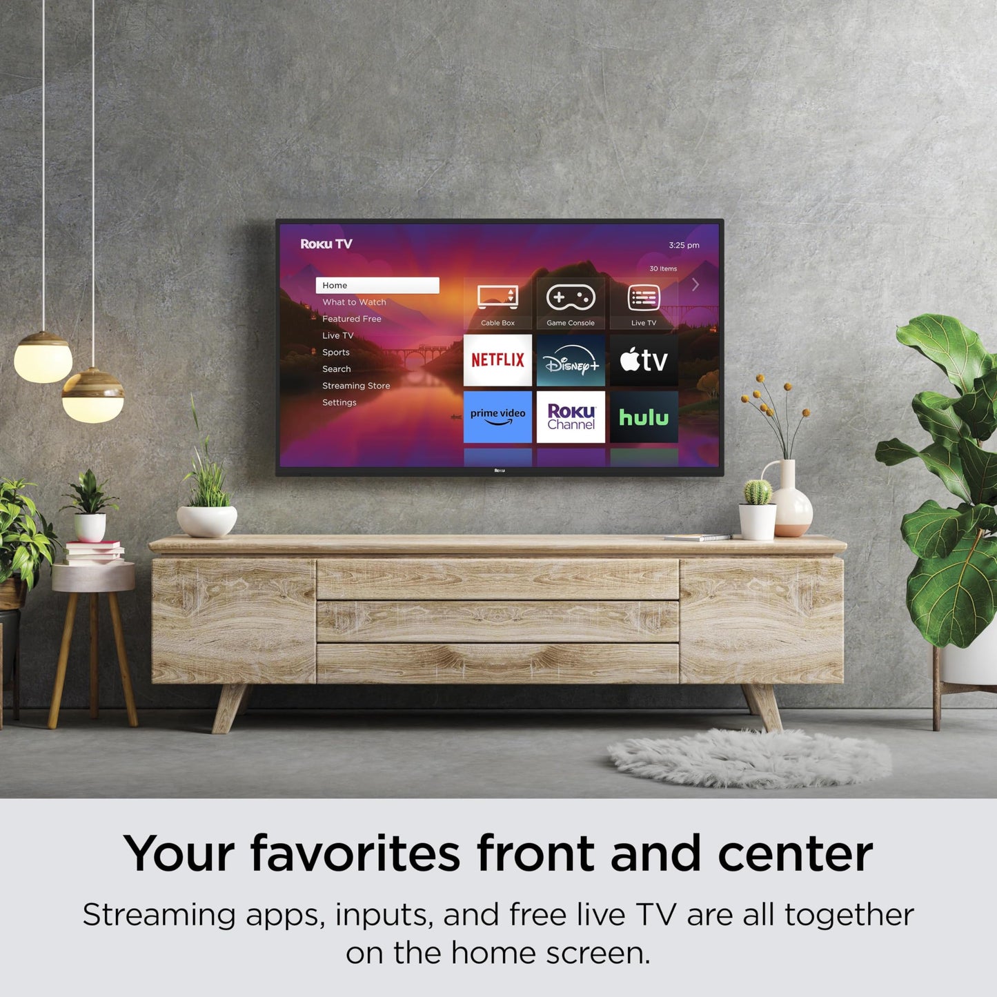 Roku Smart TV – 40-Inch Select Series 1080p Full HD RokuTV with Roku Voice Remote, Bright Picture, Customizable Home Screen – Live Local News, Sports, Gaming